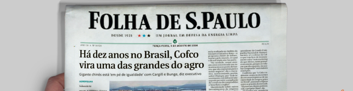 COFCO International é destaque na imprensa